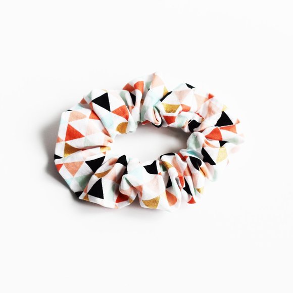 Scrunchie ~ Modern Geometric Tribal Aztec - Picture 2 of 3